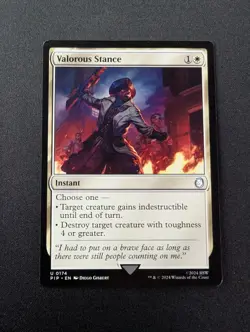 VALOROUS STANCE #174 MTG Fallout - Image 1