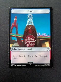FOOD 13 // SQUIRREL 9 MTG Fallout Tokens - Image 1