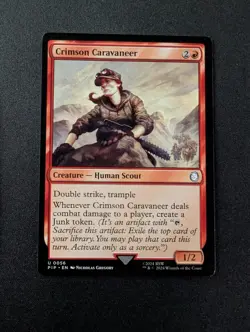 CRIMSON CARAVANEER #56 MTG Fallout - Image 1