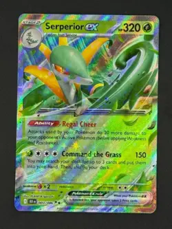 Pokemon TCG Serperior ex 003/086 Sv: Black Bolt Holo Double Rare - Image 1