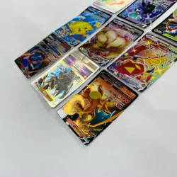 Lot of 9 Pokemon V VMAX VSTAR GX Full Art Holo Cards Charizard Kleavor Pikachu - Image 2