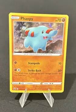 Pokemon Phanpy Swirl Cosmos Holo Rare Sword & Shield SWSH117 - Image 1
