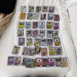 Pokemon Cards 47 Low End Singles Lot English, Japanese, Full Arts, Trainers, AR - Image 1