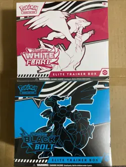 Pokemon Black Bolt and White Flare Elite Trainer Box ETB Set - Image 1