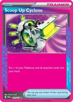 Scoop Up Cyclone - 162/167 - Pokemon TCG Twilight Masquerade (2024) - LP - HOLO - Image 1