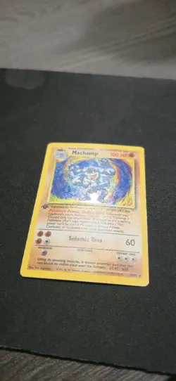 Pokemon TCG Machamp Holo 1st Edition Unlimited Rare Card Base Set 8/102 - Image 5