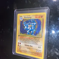 Pokemon TCG Machamp Holo 1st Edition Unlimited Rare Card Base Set 8/102 - Image 4