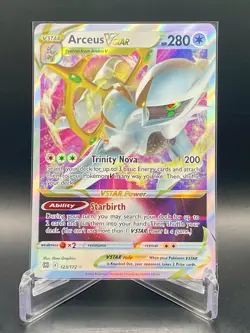 Arceus VSTAR 123/172 Brilliant Stars Ultra Rare Full Art Holo Pokemon TCG NM/M - Image 1