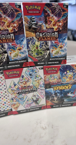 Pokemon Scarlet & Violet 151 PALDEAN FATES PRISMATIC SURGING SPARKS BOOSTERS X10 - Image 4