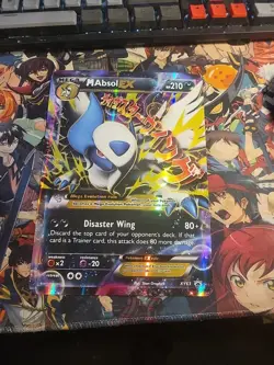JUMBO Pokemon XY XY63 M/Mega ABSOL EX OVERSIZED Holo Promo Card - Image 1