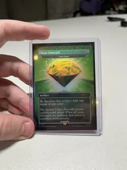 Chaos Emerald (Lotus Petal) Green 7031 Secret Lair Drop Sonic Bonus MTG NM FOIL - Image 2