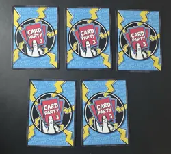 2025 Pokemon Card Party 3 East Coast Expo Promo Lot Of 5 Cards - Image 2