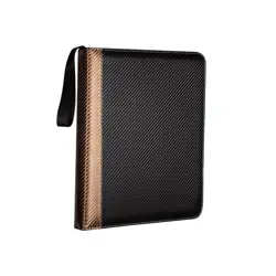 Trading Card Binder 9 Pocket PU Cover Card Collection Binder with 900 Top Loa... - Image 1