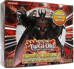 YUGIOH HIDDEN ARSENAL 5: STEELSWARM INVASION 1ST ED BOOSTER BOX BLOWOUT CARDS - Image 1