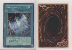 SE - Saber Vault Unlimited YuGiOh The Shining Darkness #TSHD-EN086 2010 u3f - Image 3