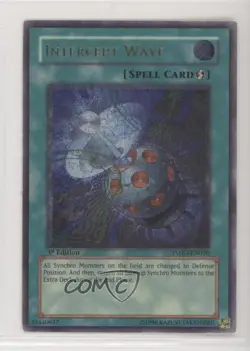 UL - Intercept Wave 1st Ed. YuGiOh The Shining Darkness #TSHD-EN050 2010 u3f - Image 1