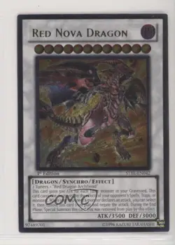 Red Nova Dragon (Ultimate Rare) 1st Ed. YuGiOh Starstrike Blast #STBL-EN042 u3f - Image 1