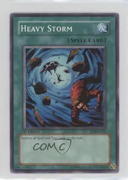 Heavy Storm 1st Ed. YuGiOh Blaze of Destruction Structure Deck #SD3-EN021 16ez - Image 1
