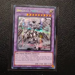 Yugioh 1x Invoked Mechaba Alt Art MP24-EN059 Prismatic Secret Rare 1st NM/MINT - Image 1