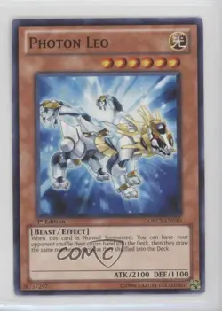 Photon Leo 1st Ed. YuGiOh Order of Chaos #ORCS-EN010 08w3 - Image 1