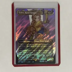 Celes, Rune Knight (Borderless) (Surge Foil) Commander: Final Fantasy Foil - Image 1