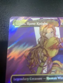 Celes, Rune Knight (Borderless) (Surge Foil) Commander: Final Fantasy Foil - Image 2