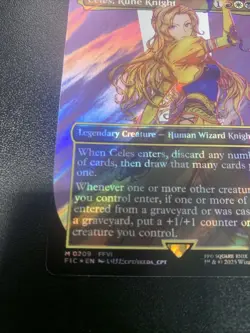 Celes, Rune Knight (Borderless) (Surge Foil) Commander: Final Fantasy Foil - Image 4