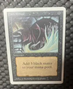 Dark Ritual - Unlimited - LP - MTG - Magic The Gathering - Black - Instant - Image 1