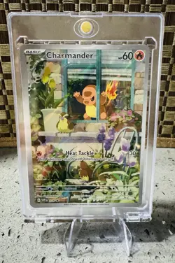 Charmander 044 full art Black Star Promo Obsidian Flames Pokemon card tcg - Image 1