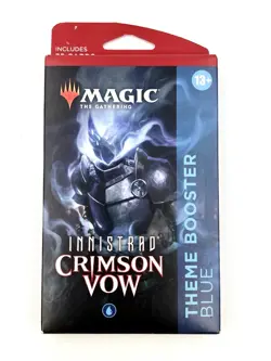 Magic The Gathering MTG Innistrad Crimson Vow 35-Card Blue Booster Pack Sealed - Image 1