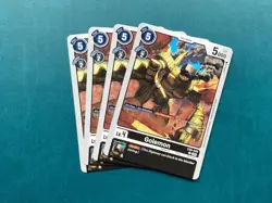 Golemon EX8-049 Playset Chain of Liberation Digimon Card Game x4 - Image 1