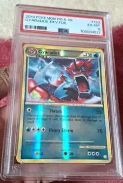 2010 Psa Graded Holo Shiny Gyarados Hg And Ss Pokemon Card 123/123 - Image 2