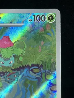 Pokemon TCG Ivysaur Holo Card 167/165 S & V 151 Illustration Rare Japanese - Image 3