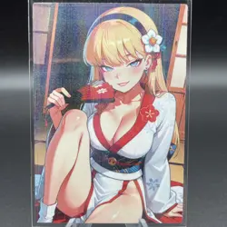 Super Girl Kara Zor-El Anime Waifu Card Doujin ACG Goddess Holo - Image 2