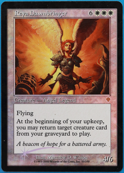 Reya Dawnbringer FOIL Invasion PLD White Rare MAGIC CARD (ID# 498062) ABUGames - Image 1