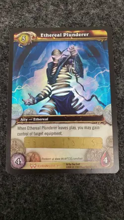 WoW TCG Ethereal Plunderer Loot Card Unscratched World Of Warcraft - LP - Image 1