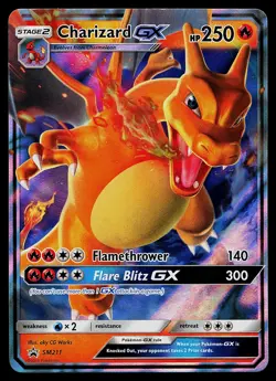 Pokemon Card - Charizard GX SM211 SM Sun & Moon Black Star Promo Holo - Image 1