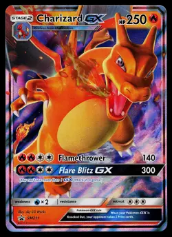 Pokemon Card - Charizard GX SM211 SM Sun & Moon Black Star Promo Holo - Image 1