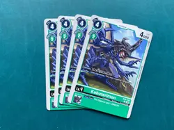 Kabuterimon EX8-040 Playset Chain of Liberation Digimon Card Game x4 - Image 1