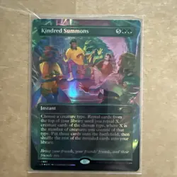 Kindred Summons Double Foil MTG Secret Lair - NM - - Image 1