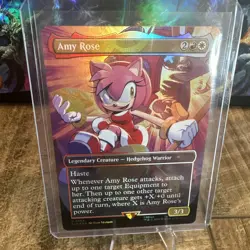 Amy Rose (Rainbow Foil) Secret Lair Drop MTG MINT IN HAND - Image 1