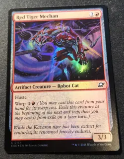 Red Tiger Mechan - Foil - EOE - MTG - EN - NM - 0154 - Image 1