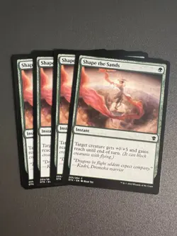 Shape the Sands (4) LP Dragons of Tarkir MTG Magic the Gathering - Image 1