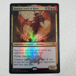Magic The Gathering RAKDOS, LORD OF RIOTS Myth Foil 52/133 Commander Legends MTG - Image 1