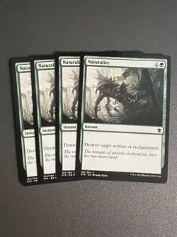 Naturalize #193 LP Dragons of Tarkir DTK Magic MTG Play Set X4 - Image 1