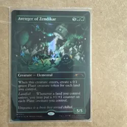 MTG Avenger of Zendikar (Double Rainbow Foil) Secret Lair Commander Deck 1900 NM - Image 1