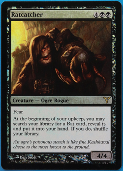 Ratcatcher FOIL Dissension PLD Black Rare MAGIC MTG CARD (ID# 498054) ABUGames - Image 1