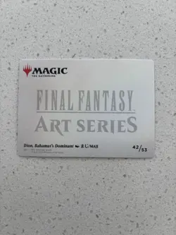 Dion, Bahamut's Dominant - Art Series 42/53 - Final Fantasy - MTG - Art Card - Image 2