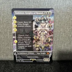 Summon: Knights of Round - Extended Art FIN NM MTG - Regular - Image 1