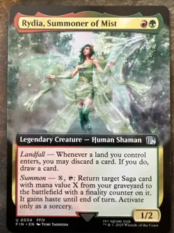 Rydia, Summoner of Mist Final Fantasy MTG Extended Art Near Mint Condition - Image 1